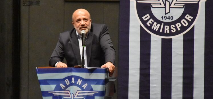 Adana Demirspor'un olağanüstü genel kurulunda Murat Sancak, kulüp başkanlığına yeniden seçildi