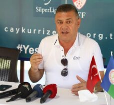 Çaykur Rizespor'da yeni transferler için tanıtım töreni düzenlendi