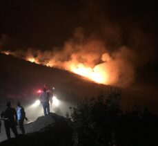 GÜNCELLEME – Elazığ'da çıkan orman yangınına müdahale sürüyor