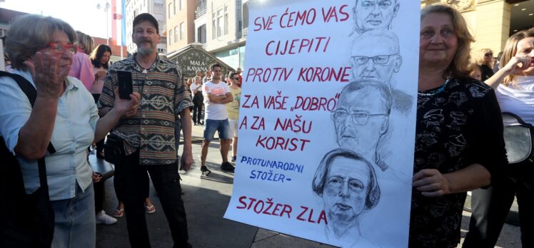 Hırvatistan'da Kovid-19 önlemlerine karşı “Özgürlük Festivali” düzenlendi