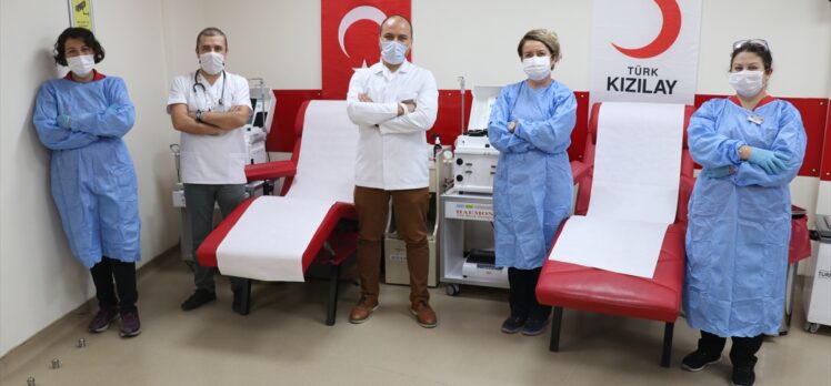 Plazma arayanlardan etkilenen doktor bağışçı oldu