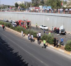 Şanlıurfa'da iki otomobil çarpıştı: 5 yaralı