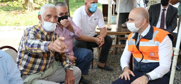 Bakan Karaismailoğlu, Rize-Artvin Havalimanı inşaatında incelemelerde bulundu: