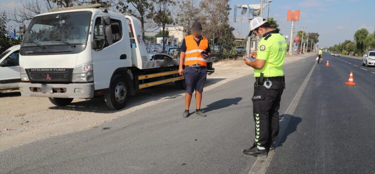 Ülke genelinde kurtarıcı ve çekicilere yönelik trafik denetimi