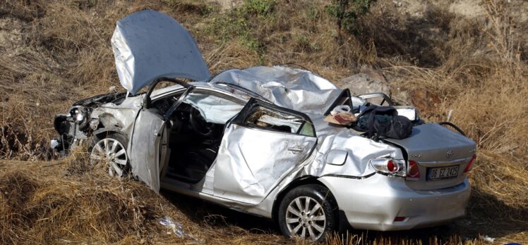 Uşak’ta trafik kazası: 1 ölü, 1 yaralı