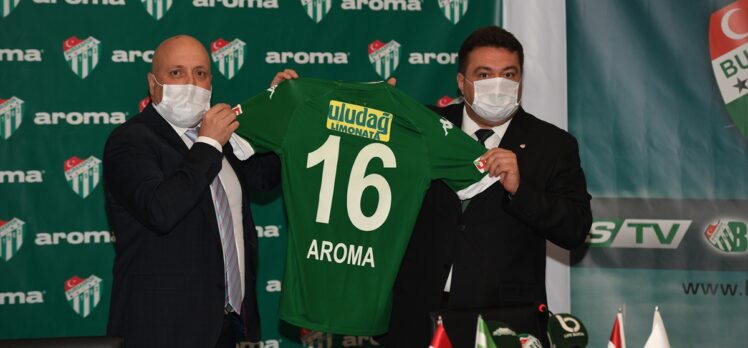 Aroma, Bursaspor'a sponsor oldu