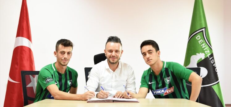 Denizlispor, Emirhan Kaşcıoğlu ve Burak Gümüştaş ile profesyonel sözleşme imzaladı