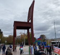 Ermenistan'ın sivillere saldırıları Cenevre'de protesto edildi