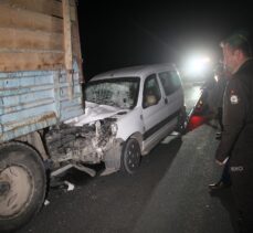 Erzincan'da trafik kazası: 1 yaralı