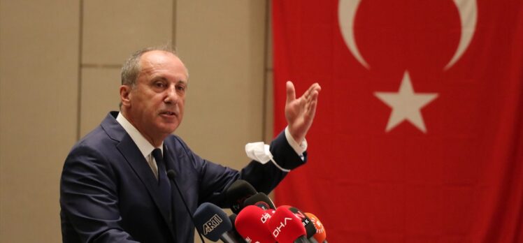 Eski CHP Milletvekili Muharrem İnce, Memleket Hareketi'nin basın toplantısında konuştu: