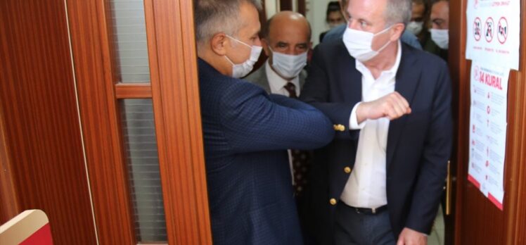 Eski CHP Milletvekili Muharrem İnce Tokat'ta