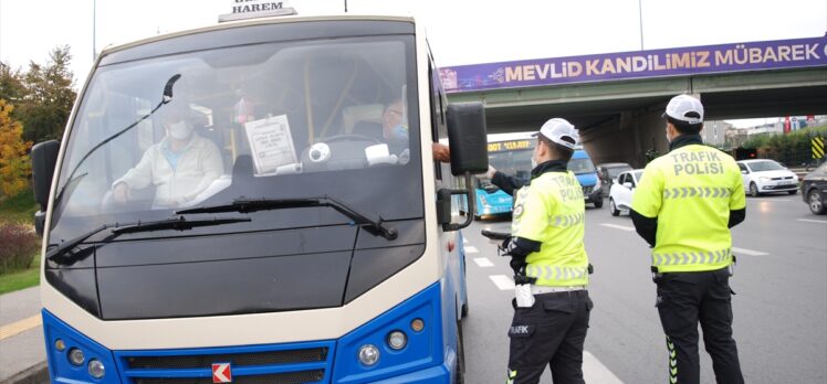 İstanbul'da toplu taşıma araçlarında koronavirüs denetimi