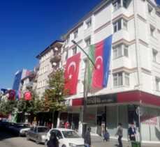 Kırşehir'den Azerbaycan'a bayraklı destek