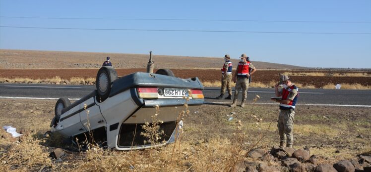 Şanlıurfa'da otomobil şarampole devrildi: 4 yaralı