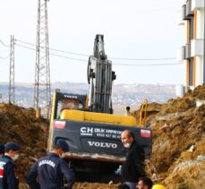 Tekirdağ'da cezaevi inşaatında toprak altında kalan işçi hayatını kaybetti