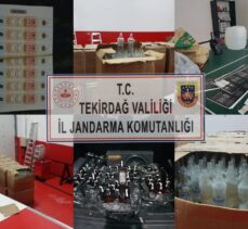 Tekirdağ'da sahte içki imal edilen deponun sahibi gözaltına alındı