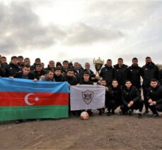 Ağdam bölgesinin futbol takımı Karabağ, Ermenistan'ın işgalinden kurtarılan şehre 27 yıl sonra ayak bastı