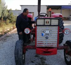 Baba yadigarı traktöre 27 yıl sonra yeniden kavuştu