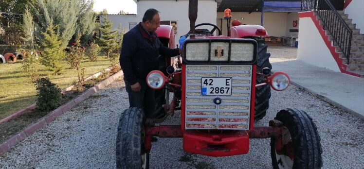 Baba yadigarı traktöre 27 yıl sonra yeniden kavuştu
