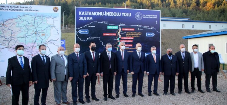 Bakan Karaismailoğlu, Kastamonu'da yol çalışmalarını inceledi