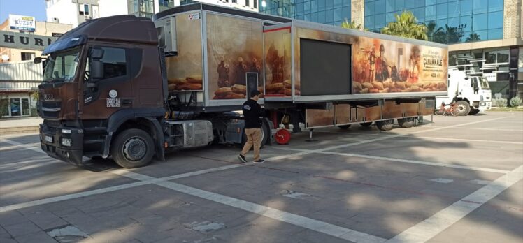 Çanakkale Savaşları Mobil Müzesi Osmaniye'de ziyarete açıldı