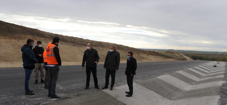 Edirne-Kırklareli arasındaki bölünmüş yol çalışmaları devam ediyor