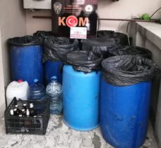 Hatay'da 308 litre sahte içki ele geçirildi