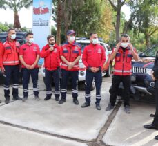 İzmir'deki depremde görev alan Adana UMKE ekibine teşekkür belgesi