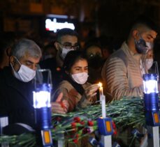 İzmir'deki depremde hayatını kaybedenler anıldı