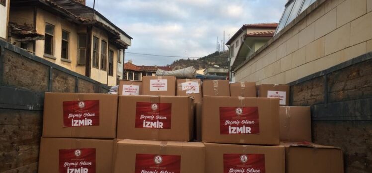 Kastamonu'dan deprem yaşanan İzmir'e yardım