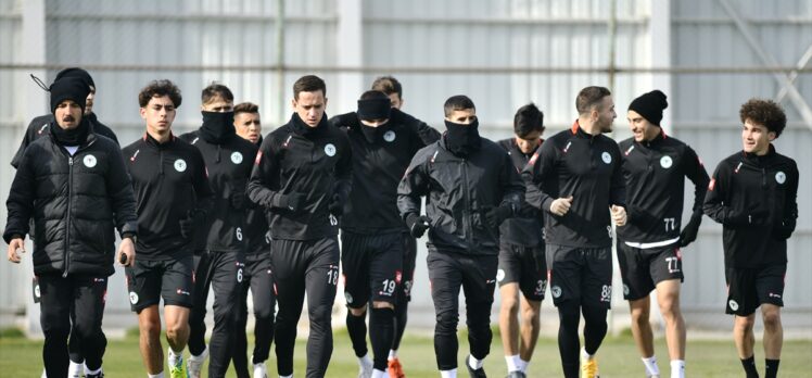 Konyaspor, Büyükşehir Belediye Erzurumspor maçı hazırlıklarına başladı