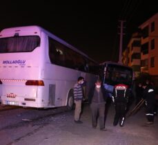 Kütahya'da işçi servis otobüsü ile özel halk otobüsü çarpıştı: 12 yaralı