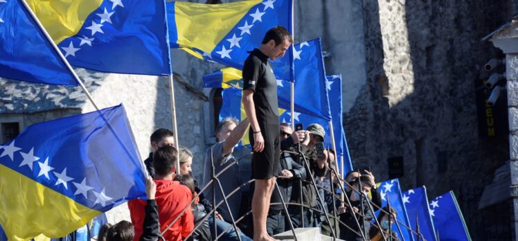 Mostar Köprüsü'nün yıkılışının 27. yılında anma töreni düzenlendi