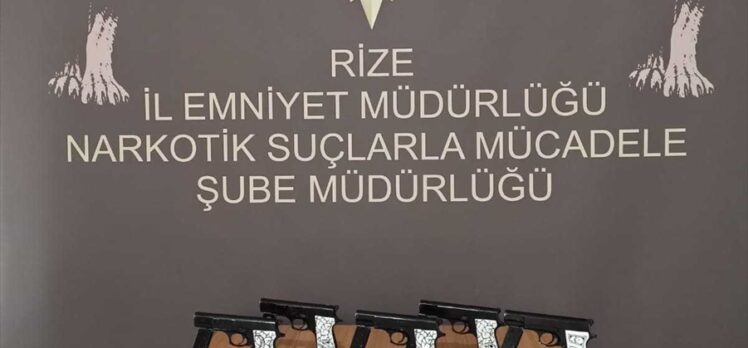 Rize'de silah kaçakçılığı yaptığı gerekçesiyle 1 kişi tutuklandı