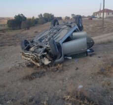 Yozgat'ta otomobilin devrilmesi sonucu iki polis hayatını kaybetti