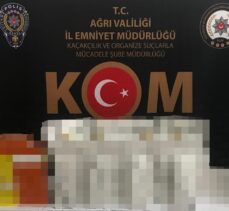 Ağrı'da yaklaşık 30 bin paket kaçak sigara ele geçirildi