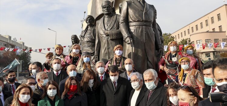 Atatürk'ün Ankara'ya gelişinin anısına yapılan “27 Aralık Kızılca Gün Anıtı” açıldı