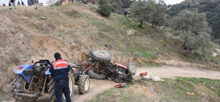 Aydın'da traktörün takla atması sonucu 1 kişi öldü, 2 kişi yaralandı