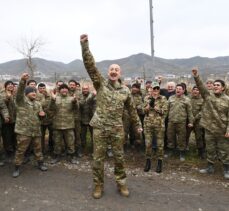 Azerbaycan Cumhurbaşkanı Aliyev işgalden kurtarılan Gubadlı'yı ziyaret etti