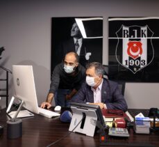 Beşiktaş Başkanı Ahmet Nur Çebi, AA'nın “Yılın Fotoğrafları” oylamasına katıldı