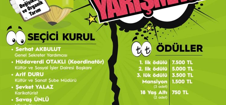 Denizli'deki karikatür yarışması uluslararası boyuta taşındı