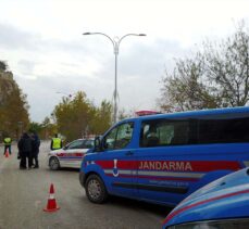 Elazığ'da jandarmadan drone destekli trafik denetimi