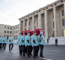 Eski Milletvekili Hasan Çetinkaya için TBMM'de cenaze töreni düzenlendi