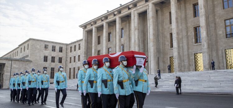 Eski Milletvekili Hasan Çetinkaya için TBMM'de cenaze töreni düzenlendi