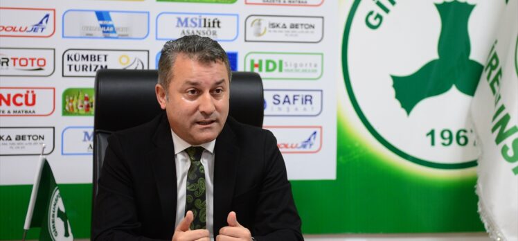 Giresunspor Kulübü Başkanı Karaahmet: “İnşallah düşlediğimiz yerlere geliriz”