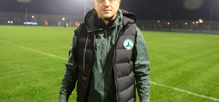 Giresunspor Teknik Direktörü Hakan Keleş: “İyi bir hava yakaladık”