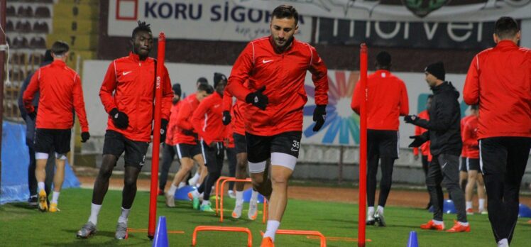 Hatayspor, Antalyaspor maçının hazırlıklarını sürdürdü