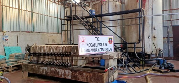 Kocaeli'de 37 ton kaçak akaryakıt ele geçirildi