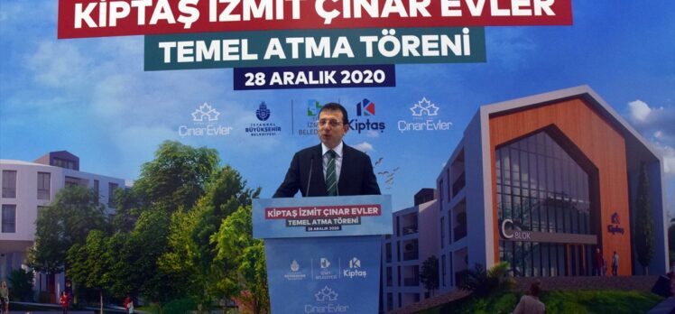 Kocaeli'de “KİPTAŞ İzmit Çınar Evler” projesinin temeli atıldı