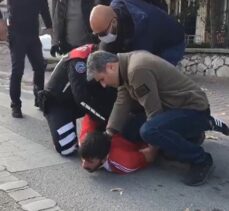 Konya'da polise silahla ateş açan uyuşturucu kullanıcısı kovalamaca sonucu yakalandı